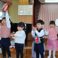 今週の１場面　こあら組（３歳児）