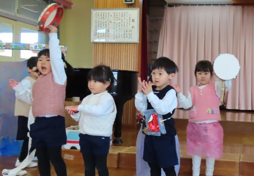 今週の１場面　こあら組（３歳児）