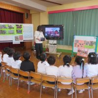 第４こども園の友達とオンライン交流をしました！