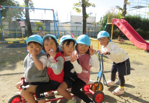 こあら組（3歳児）　今週の一場面