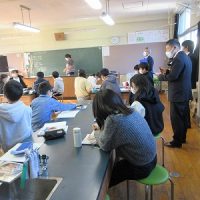 岐阜市教育委員会の先生方が来校されました。