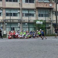 市民運動会でのリレーに向けて