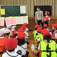 みんなで声をかけ合って！～1年２組体育授業発表