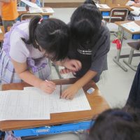 学年部研究会(１年２組・国語)