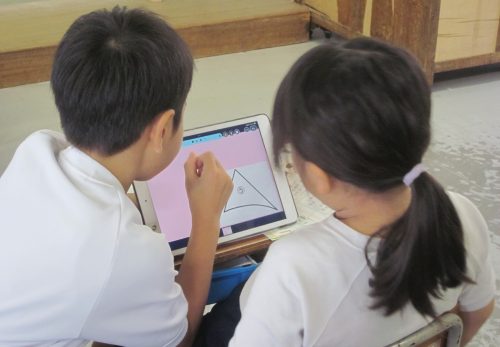 学年部研究会(２年１組・算数)