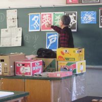 ろう書き(４年生)