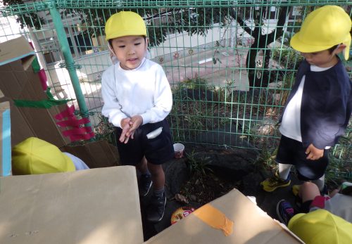 たんぽぽ組（４歳児）今週の一場面