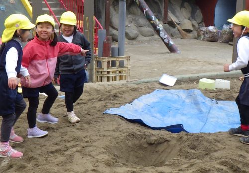 たんぽぽ組（４歳児）今週の一場面