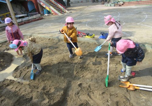 ひまわり組（３歳児）今週の一場面