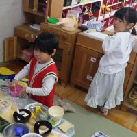 れんげ組（4歳児）今週の一場面
