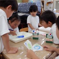 たんぽぽ組（４歳児）　今週の１場面