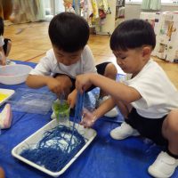 ひまわり組（3歳児）今週の一場面