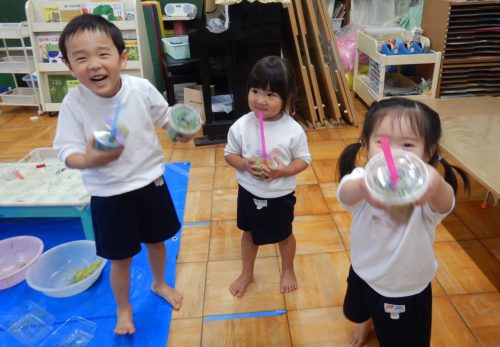 ちゅうりっぷ組（3歳児）今週の一場面