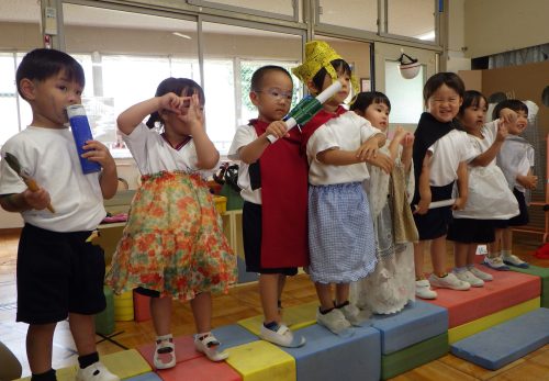 ひまわり組（3歳児）今週の一場面