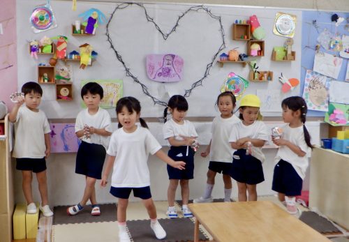 たんぽぽ組（４歳児）　今週の１場面