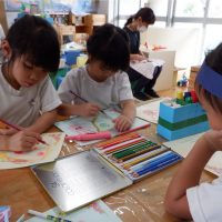 たんぽぽ組（４歳児）　今週の１場面