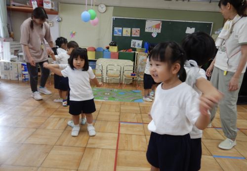ちゅうりっぷ組（3歳児）　今週の一場面