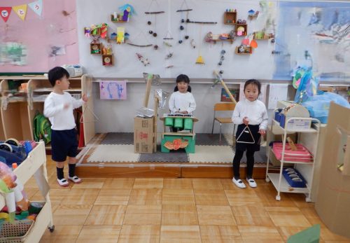 たんぽぽ組(４歳児)　今週の１場面