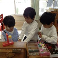 ひまわり組（３歳児）今週の一場面