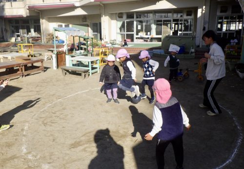 れんげ組（４歳児）今週の一場面