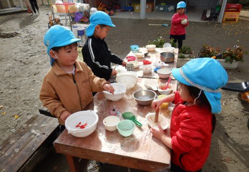 ちゅうりっぷ組（3歳児）　今週の一場面