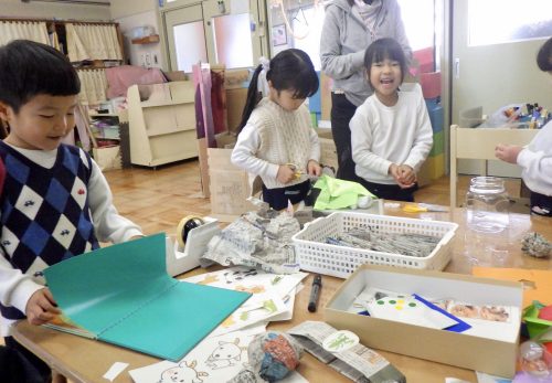 れんげ組（４歳児）今週の一場面