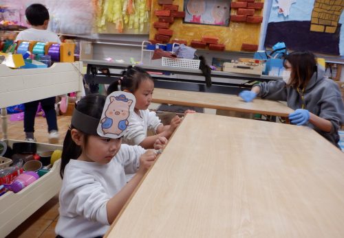 たんぽぽ組（４歳児）　今週の１場面