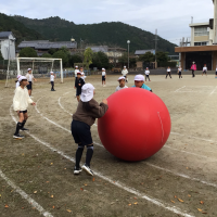 初めての運動会全校練習