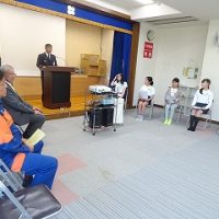 華陽交通安全少年団入団式・華陽少年消防クラブ上進式　4･6年