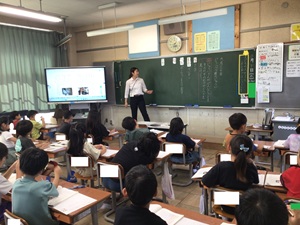 国語の授業をがんばったよ