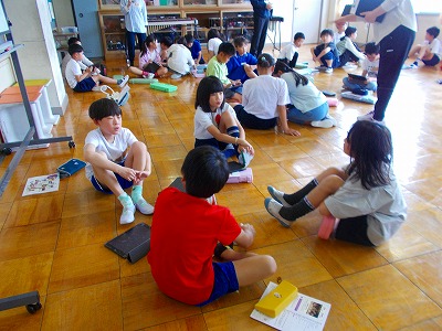 「小規模校つながるプロジェクト」リアル交流（４年生）