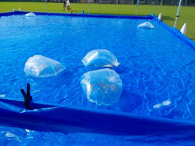 魚つかみ大会