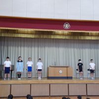 認証式／運動会「自分から種目」練習スタート