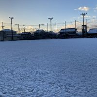雪の朝　おもちゃランド（１．２年生）