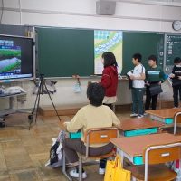 白山小学校とのオンライン交流　３年生