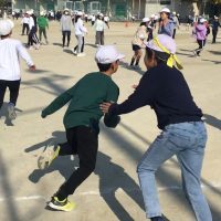 体育委員との対決を楽しむ休み時間