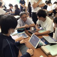 AIの活用について岐阜市教育委員会、名古屋市教育委員会、日テレなどの訪問がありました
