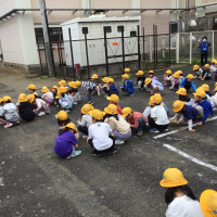 保護中: １年生　交通安全教室