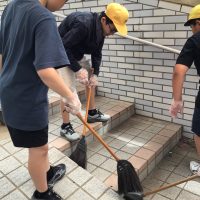 レクサス長良さんとの地下道清掃作業