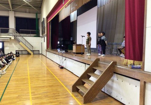 冬休み前全校集会