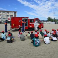 保護中: ３年　七郷消防団から学ぶ