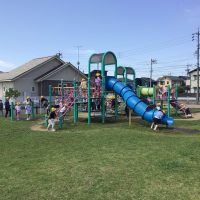 春近親水公園で遊んだよ