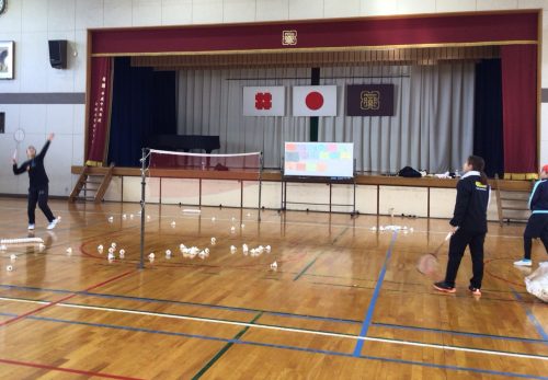 ６年生　岐阜Bluvicさま来校