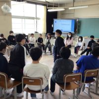 今年度最後の縦割り班活動