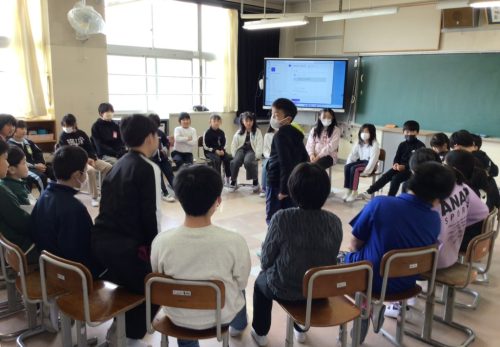 今年度最後の縦割り班活動