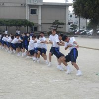 体育大会　学年種目の練習が本格化