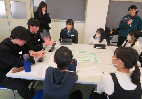 岐阜清流中学校区 児童会・生徒会サミット開催