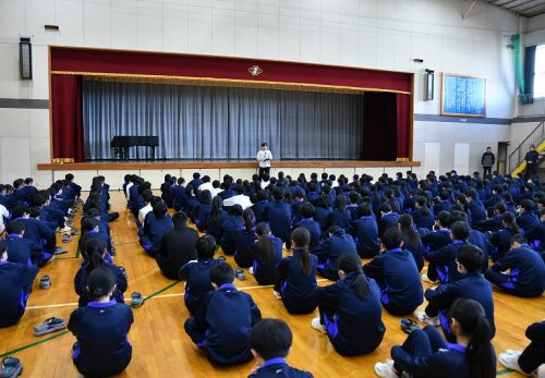 １，２年生の節目の会を行いました