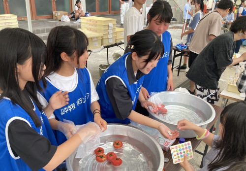 令和６年８月４日（日）　常磐地区夏まつりへのボランティア参加