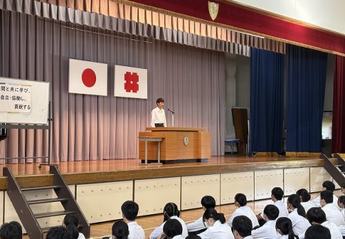 令和６年10月17日（木）　後期始業式